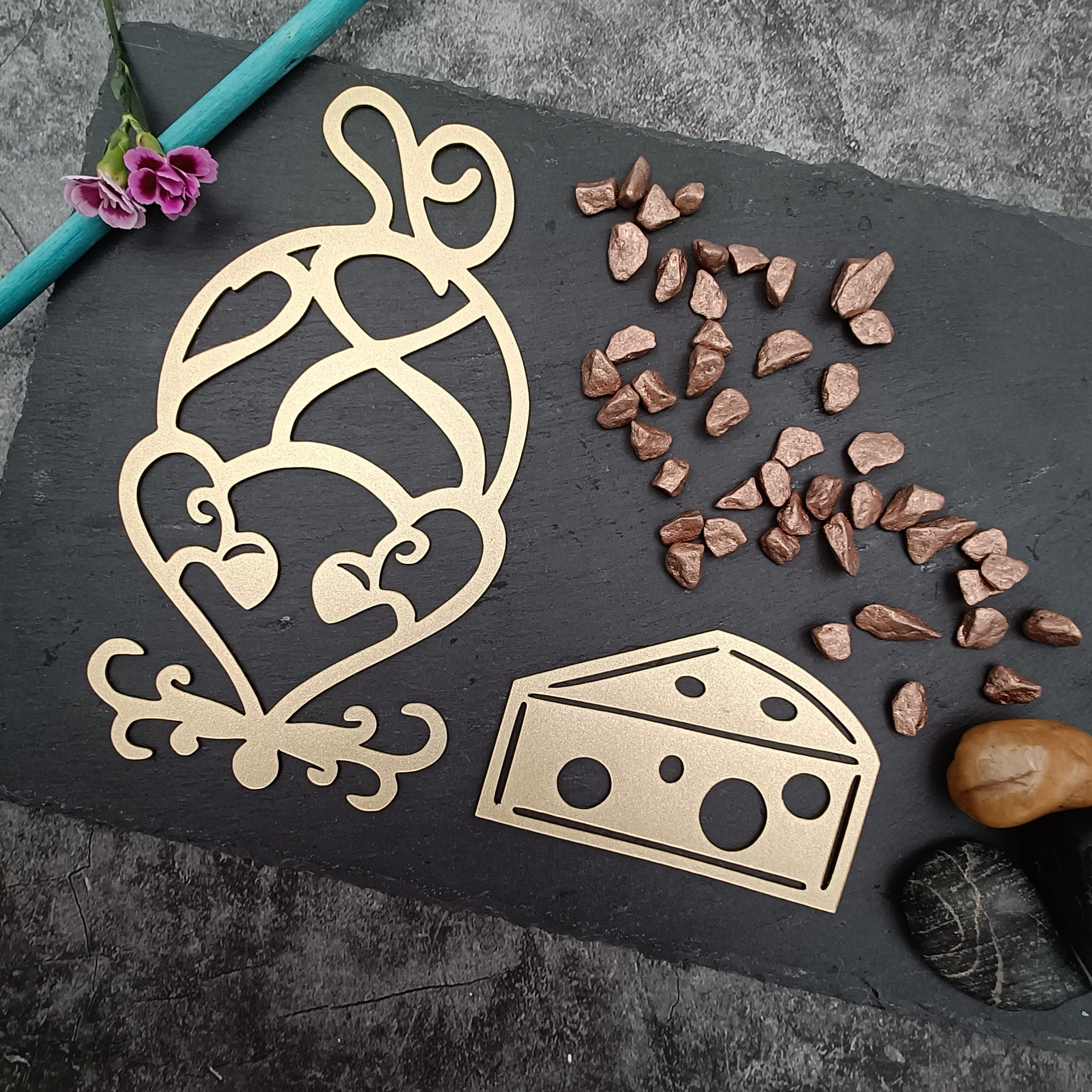 Pilke magneettisetti, Hiiri ja juusto, 2 kpl, Kimaltava 1 Pilke magneettisetti, Hiiri ja juusto, 2 kpl, Kimaltava