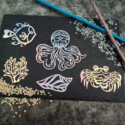 Pilke magneettisetti, Meren elämää 5 kpl, Holografinen