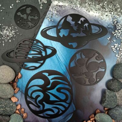 Pilke magneettisetti, Planeetat 5 kpl, Matta