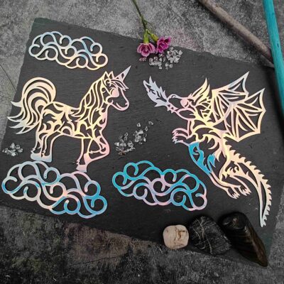 Pilke magneettisetti, Taruolennot 5 kpl, Holografinen