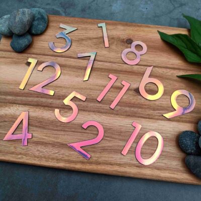 Numerot, holografinen sininen