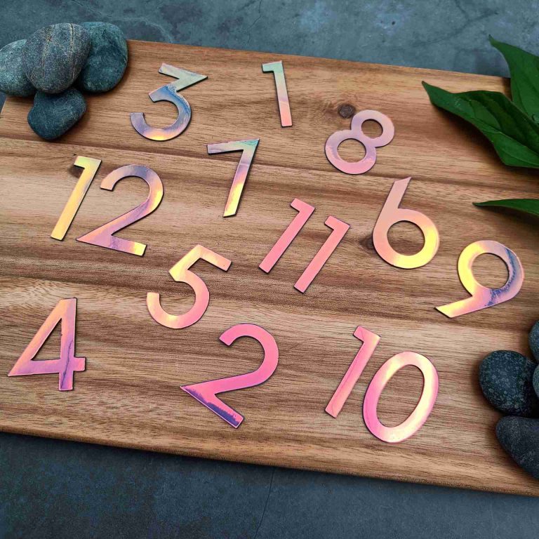 Numerot, holografinen sininen 174896-823