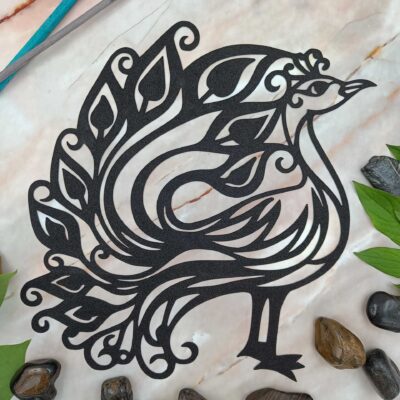 JättiPilke magneetti, Riikinkukko, Kimaltava