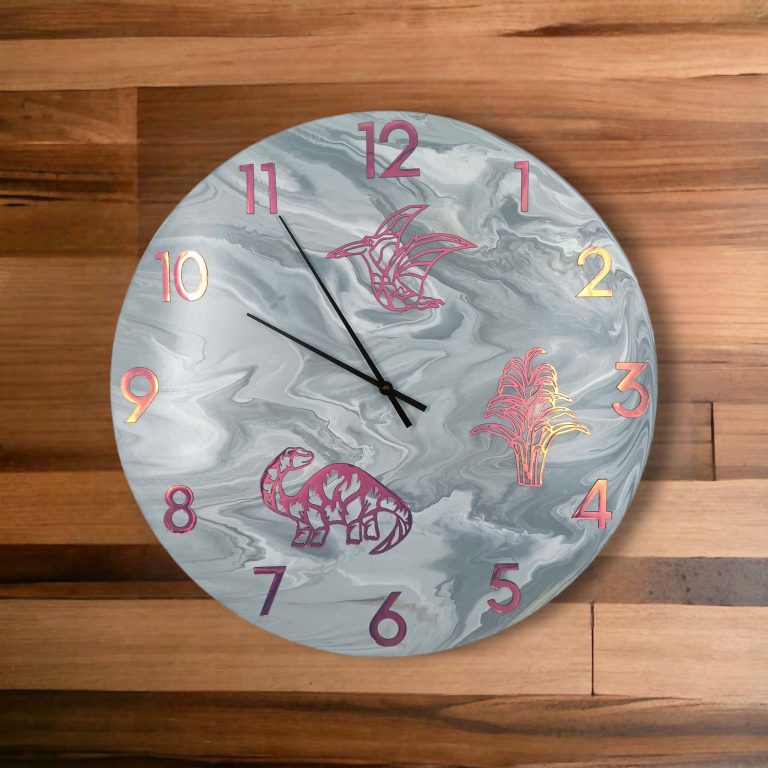 Taival kello, magneetit holografinen sininen