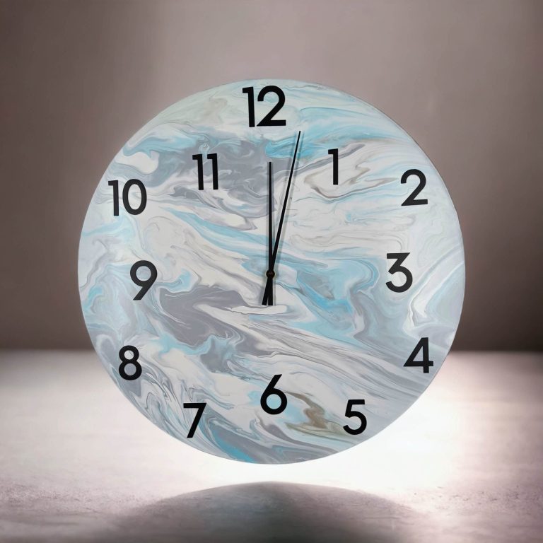 Taival seinäkello matta mustilla numeroilla 2