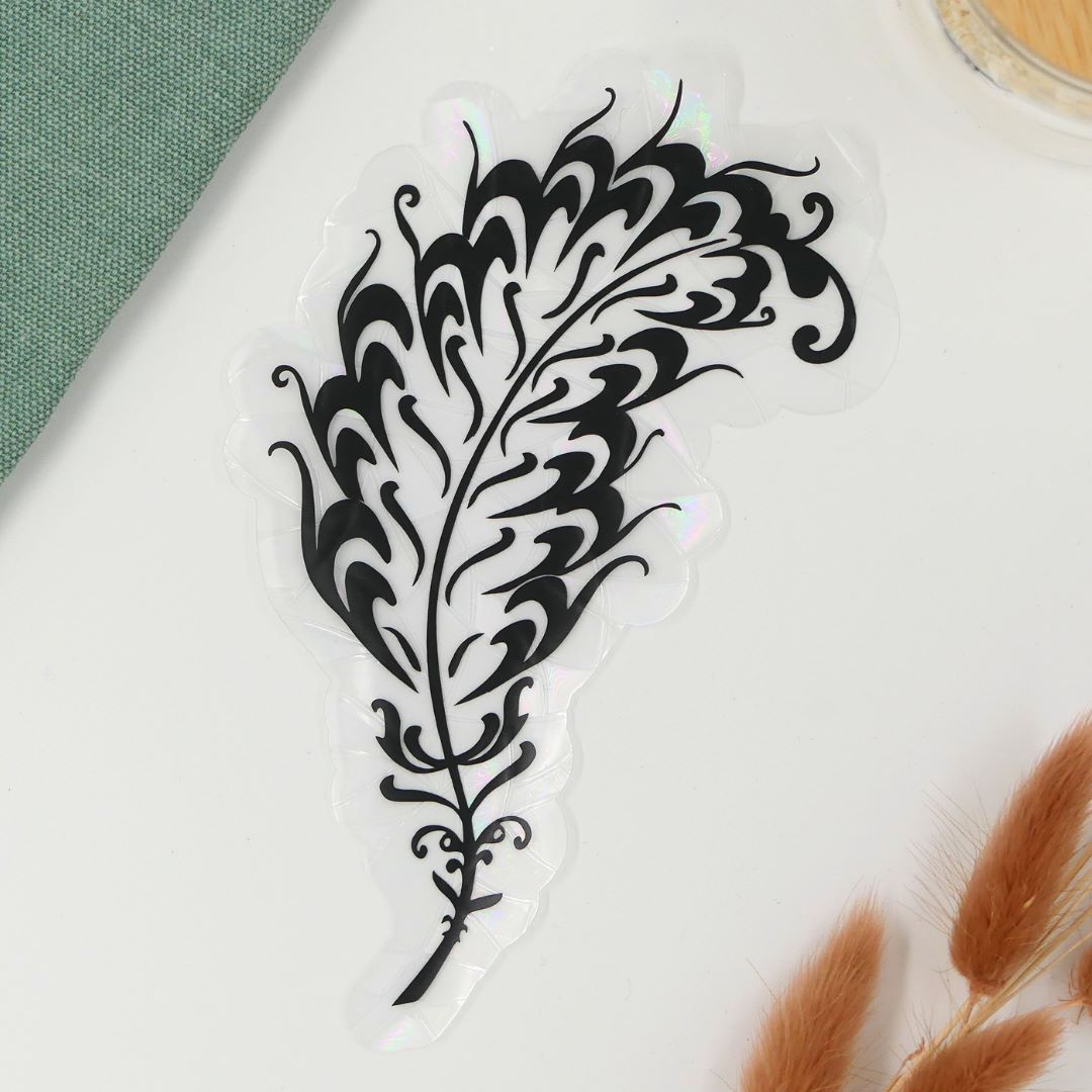 Höyhen aurinkosieppari laadukasta ikkunakalvoa. Upeat värit!