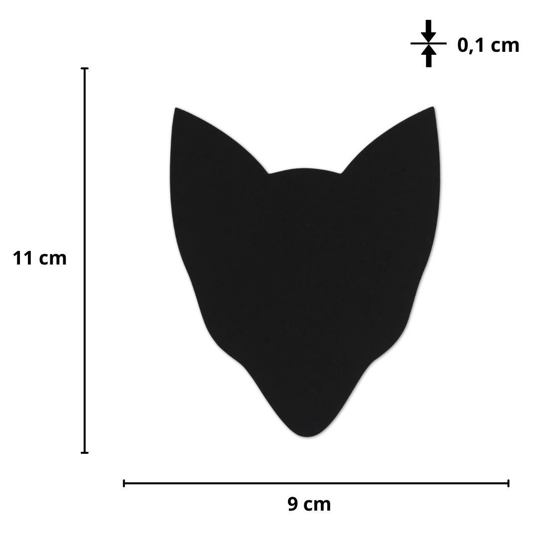 Haave liitutaulu muistilaput, Kettu 3 kpl 3 Haave liitutaulu muistilaput, Kettu 3 kpl - Image 3