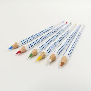 Ohutkärkinen liitutaulukynä 6 väriä