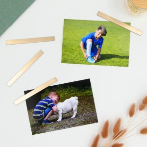 Pilke magneetti 4 kpl valokuville ja muistilapuille, Matta shampanja