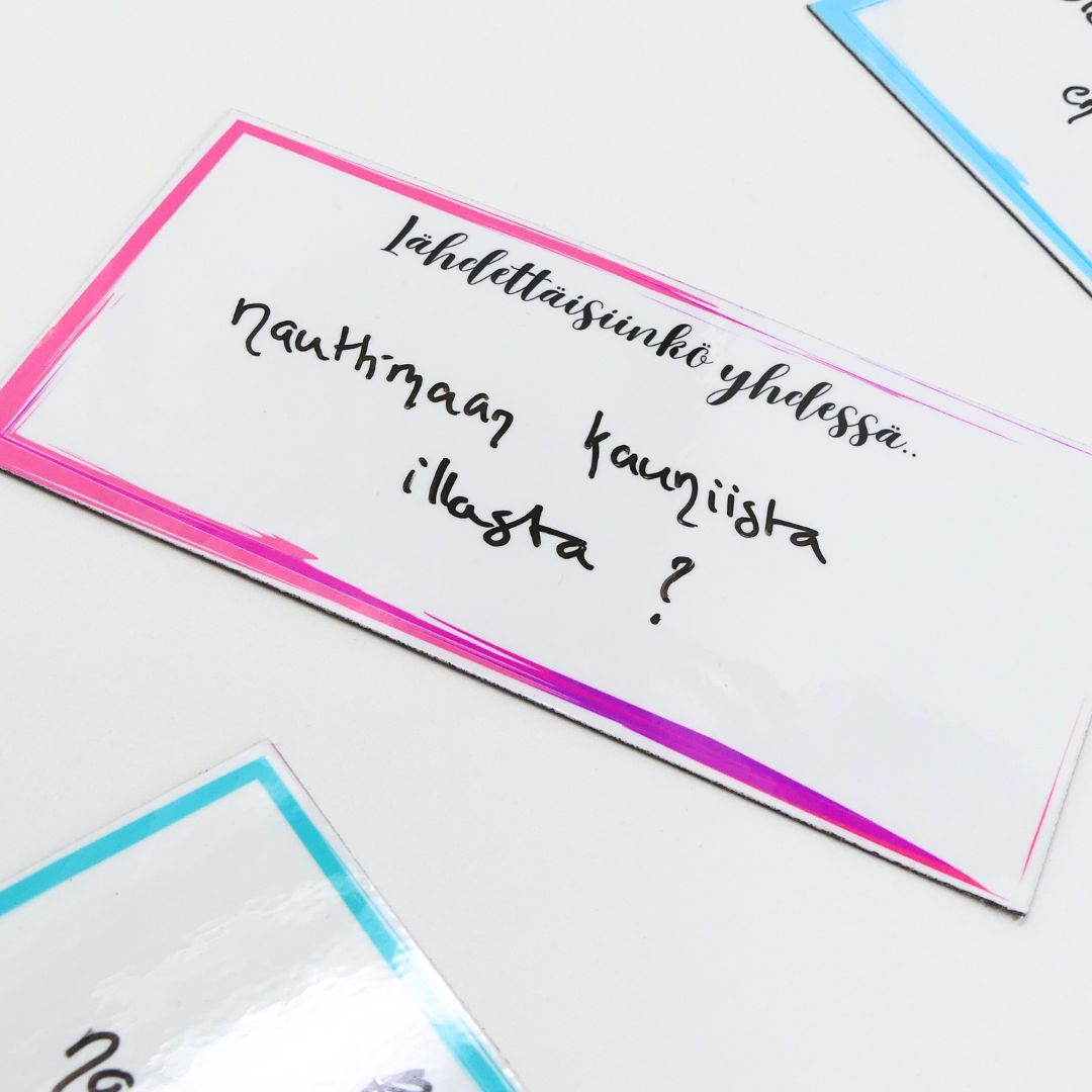 Haave valkotaulu Pariskuntakortit, magneetti 176277-857, eri värejä 4