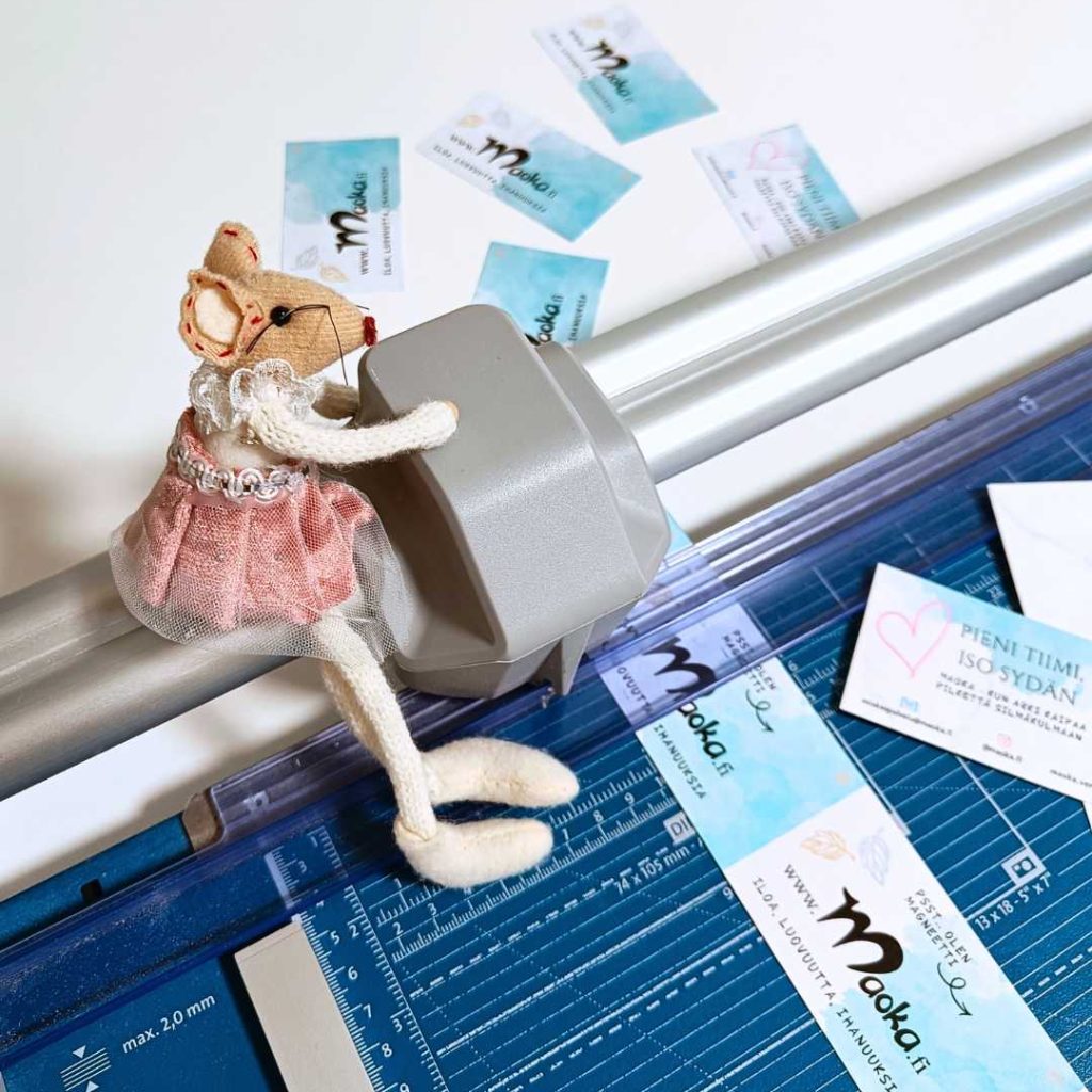 Mimi hiiri kayntikortit itse tehty pienyritys