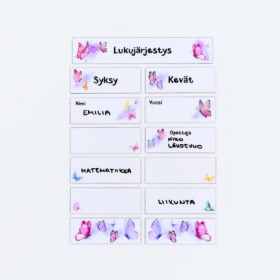 MiXit™ Lukujärjestys - Mix & Match Perhoset