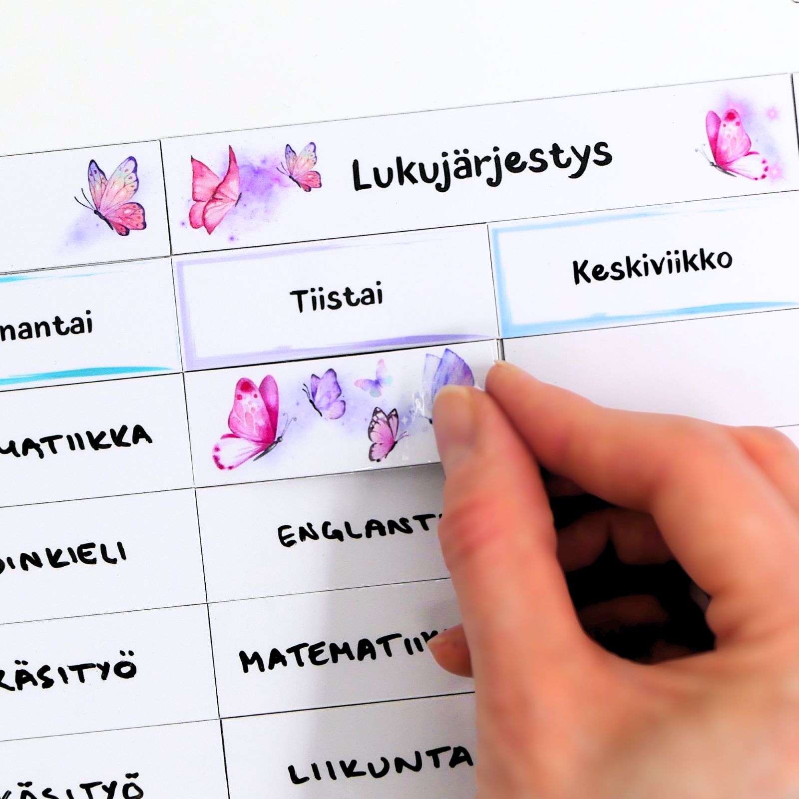5 MiXit Lukujärjestys Perhoset 236279-2301, malli 1.4