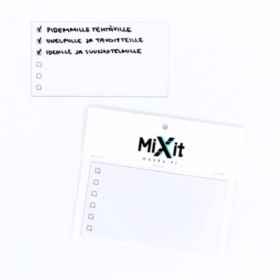 MiXit™ Checklist Leveä pala 2x3&nbsp;&nbsp;&nbsp;1kpl