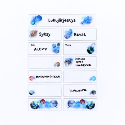 MiXit™ Lukujärjestys - Mix & Match Avaruus