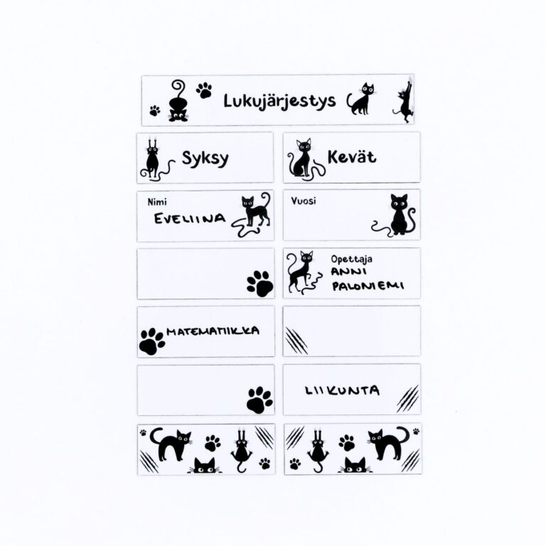 Etusivu 11 MiXit™ Lukujärjestys - Mix & Match Kissat